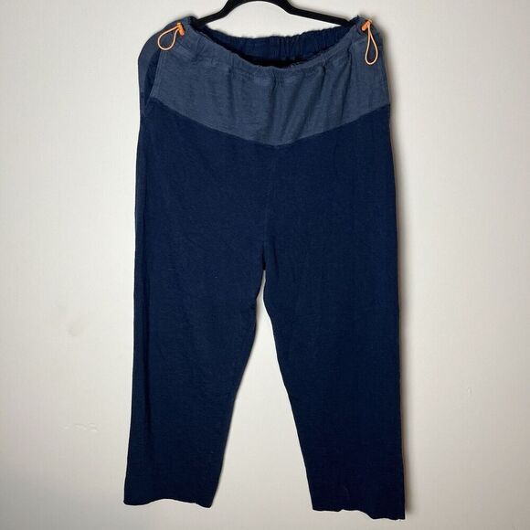Free People Pants - Free People Movement Jogger Pant Womens L Blue Surfside Straight Leg